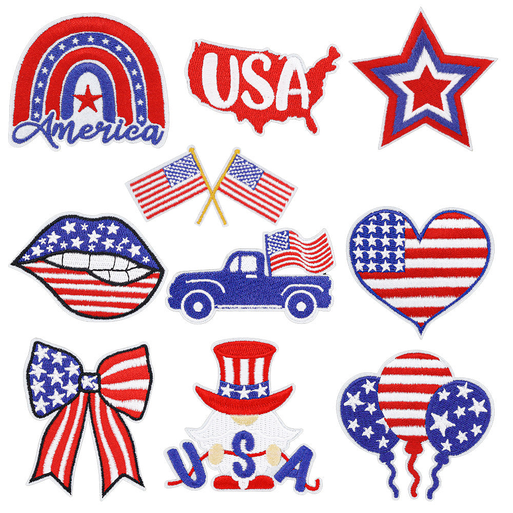 Wholesale Independence Day Embroidered Patch